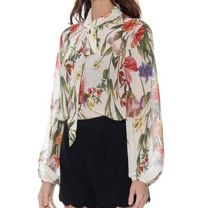 Gracia Multicolor Floral Women's Blouse